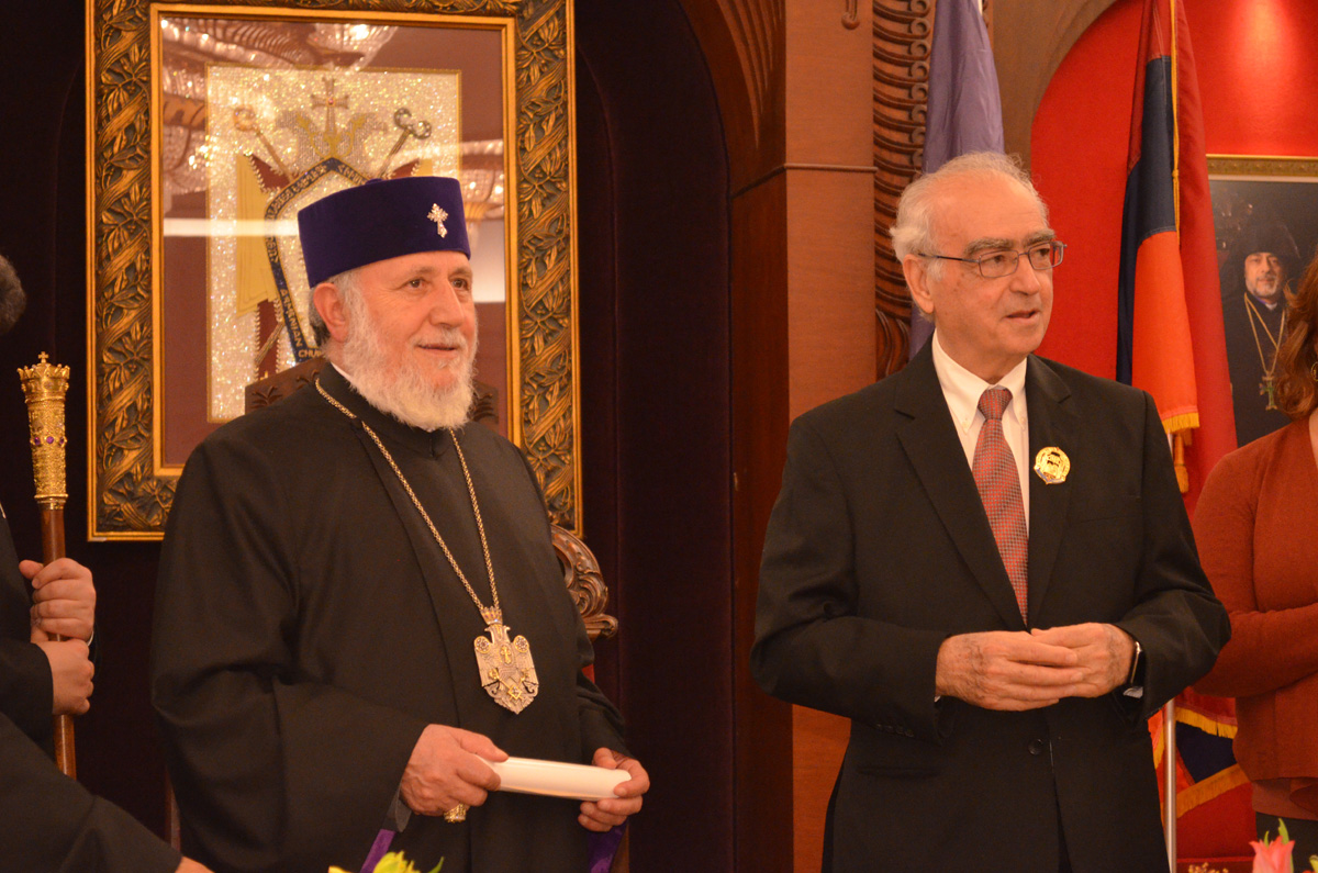 Krikos Satamian receives Medal of Honor