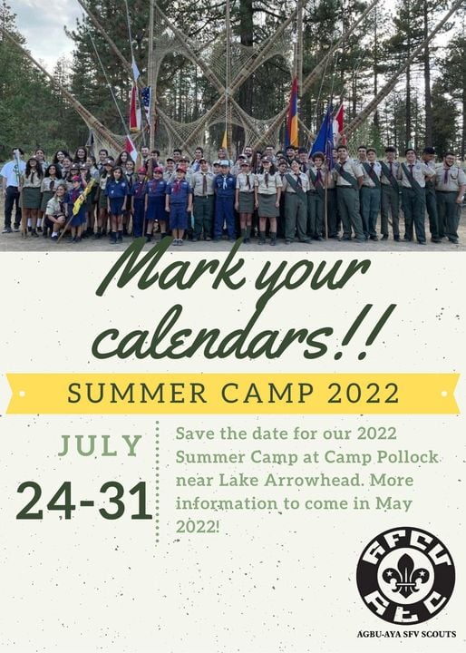AGBU AYA SFV Scouts Summer Camp 2022