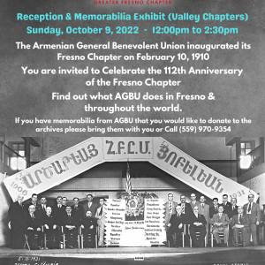 AGBU Fresno Chapter Memorabilia event October 2002