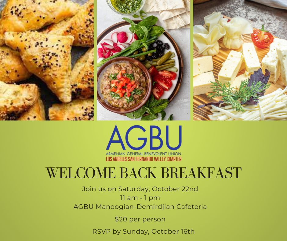 AGBU SFV Chapter Breakfast