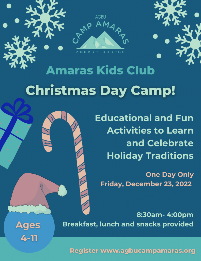 Christmas one-day camp.