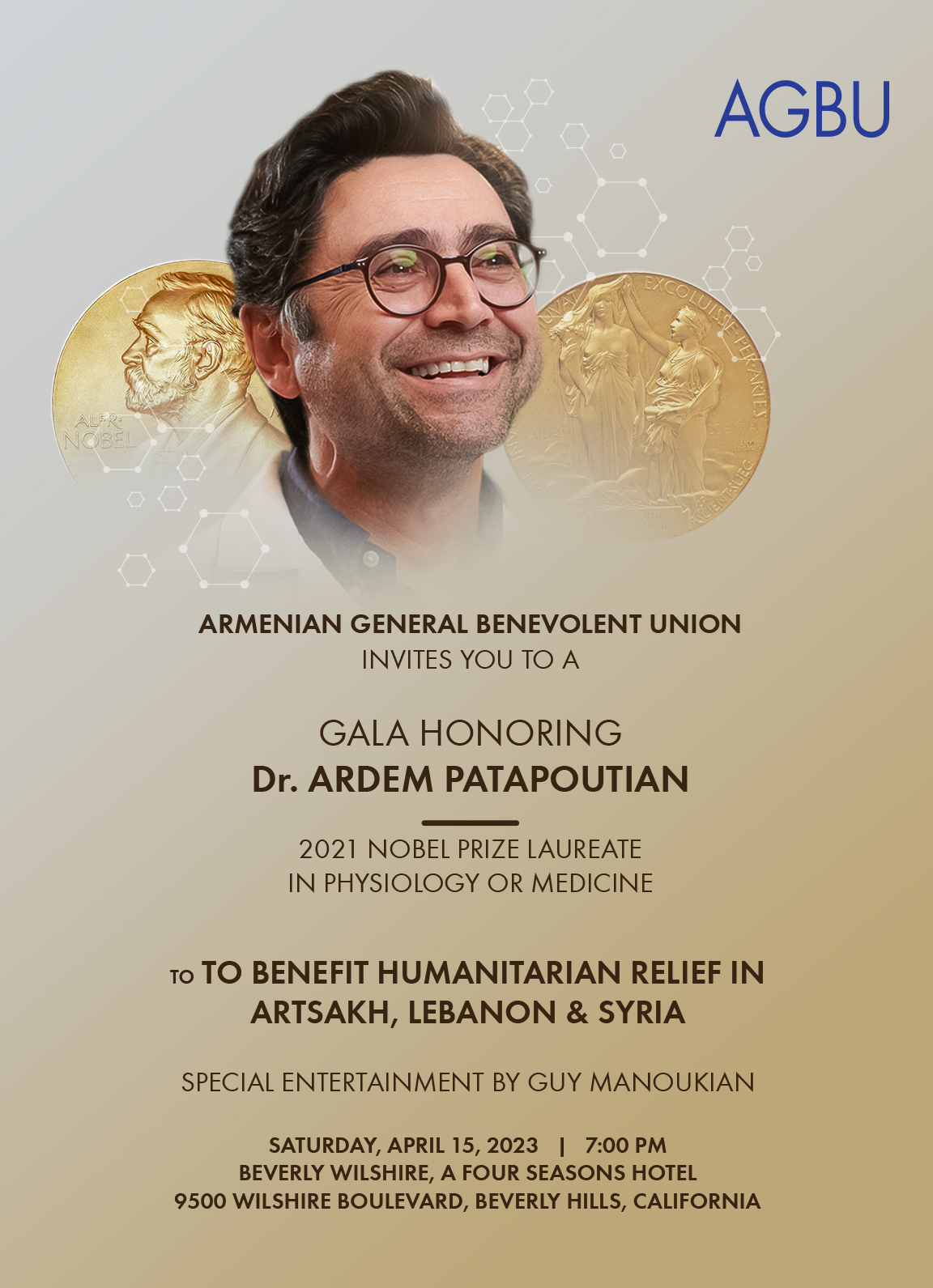 Gala Honoring Dr. Ardem Patapoutian