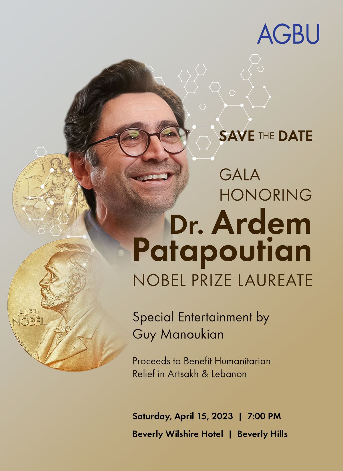 Gala Honoring Dr. Ardem Patapoutian
