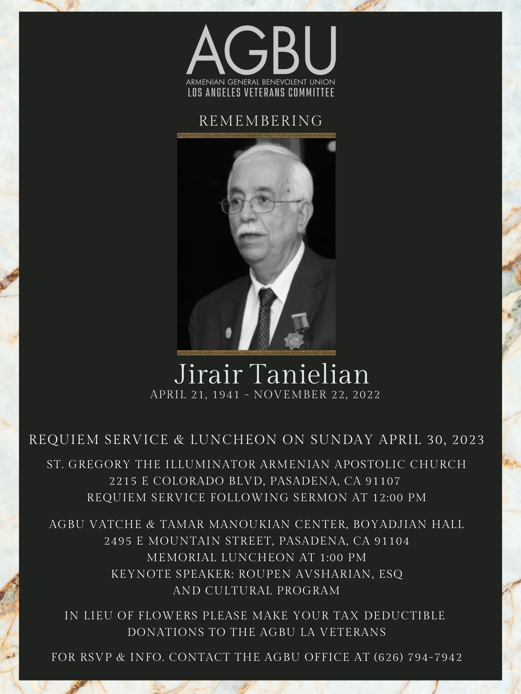 Remembering Jirair Tanielian