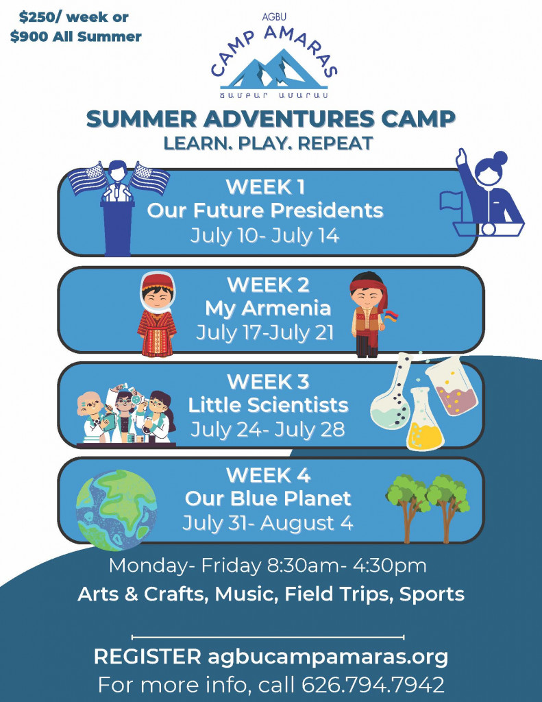 Camp Amaras_Summer Adventures flyer