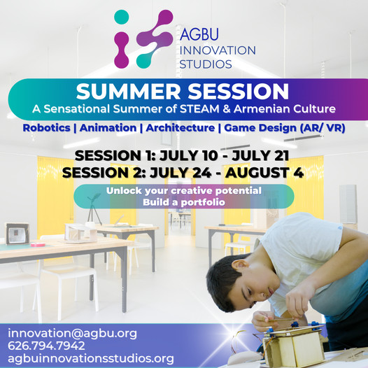AGBU Innovation Studios Summer Sessions