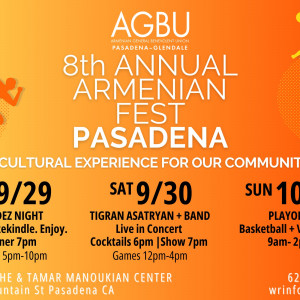 AGBU 8th Annual Armenian Fest flyer #1