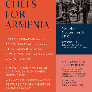 Los Angeles Chefs for Armenia Nov. 6, 2023