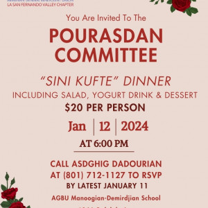 AGBU LA San Ferando valley chapter Pourasdan committee Jan 12 . 2024 Dinner (2)