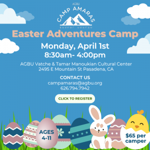Camp Amaras Easter Adventures April 1st, 2024