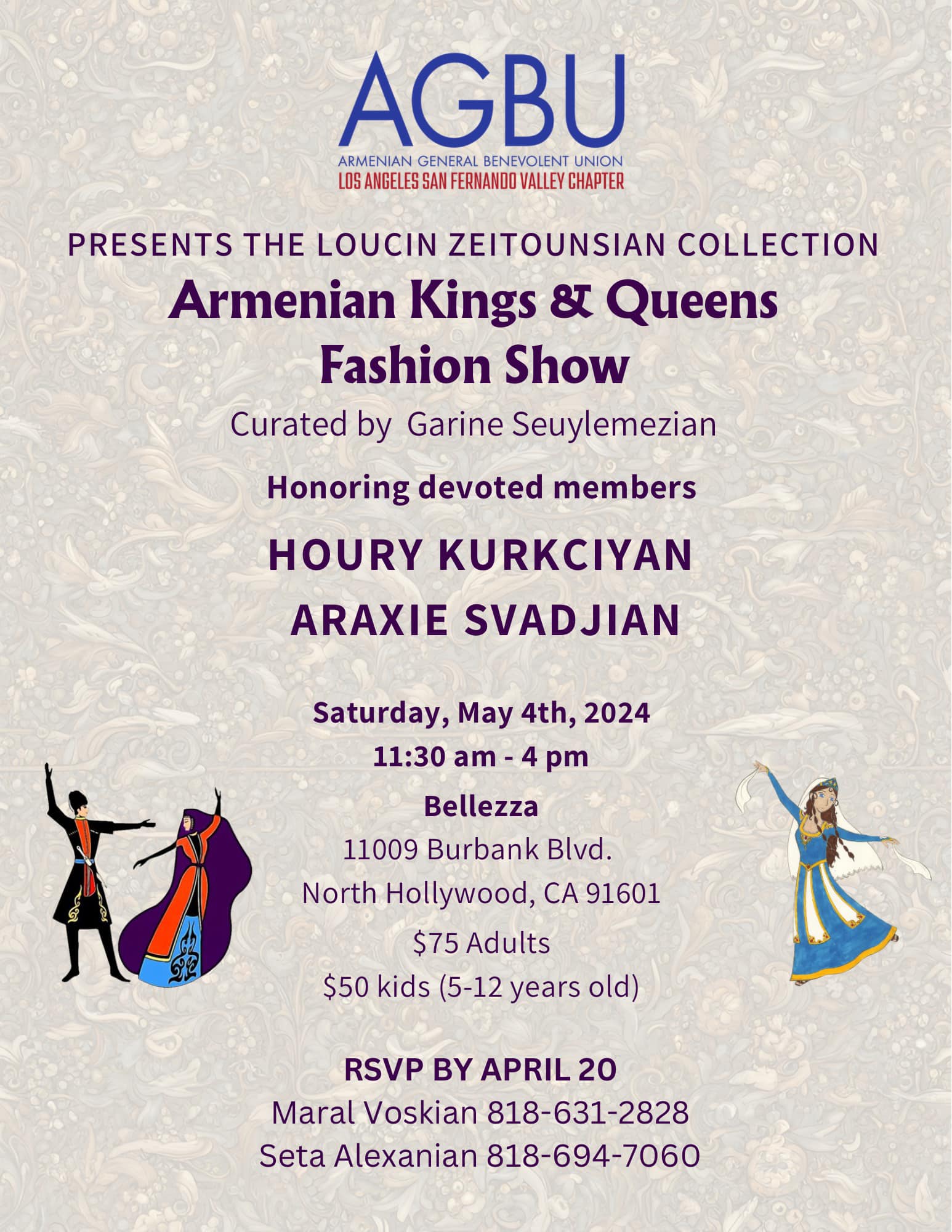 Armenian Kings & Queens Fashion Show