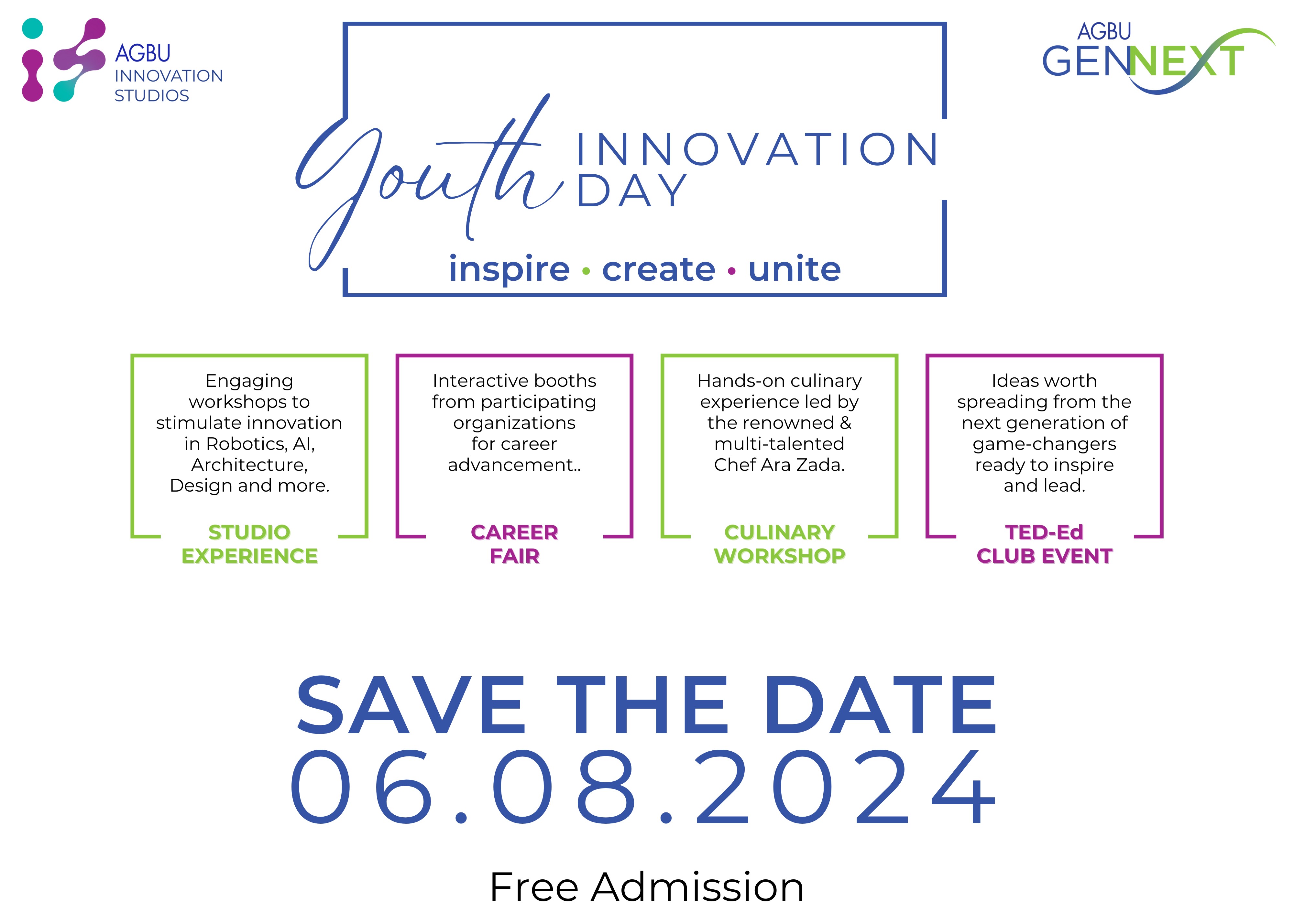 “Youth Innovation Day” Inspire, Create, Unite