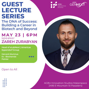 I S and GenNext Guest Lecture Series flyer May 23,